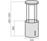 Вытяжка кухонная MBS PETUNIA 135 INOX 5420 8