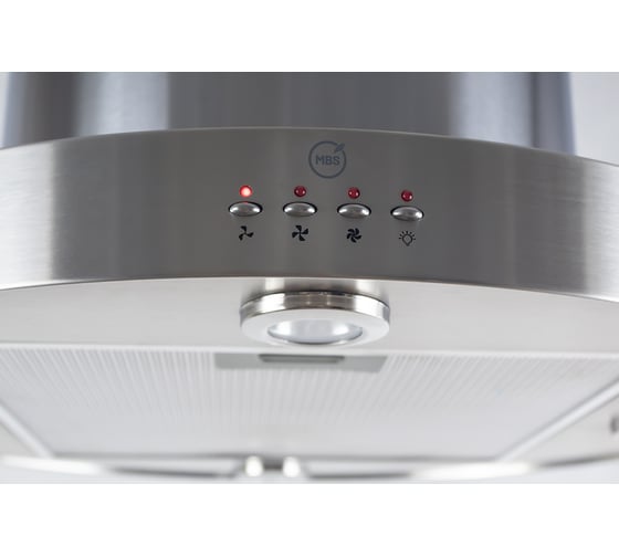Вытяжка кухонная MBS  ZEBRINA 160 ISLAND INOX 1802