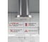 Вытяжка кухонная MBS ZEBRINA 160 ISLAND INOX 1802 5