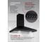 Кухонная вытяжка MBS LAURUS 160 BLACK 5634 4