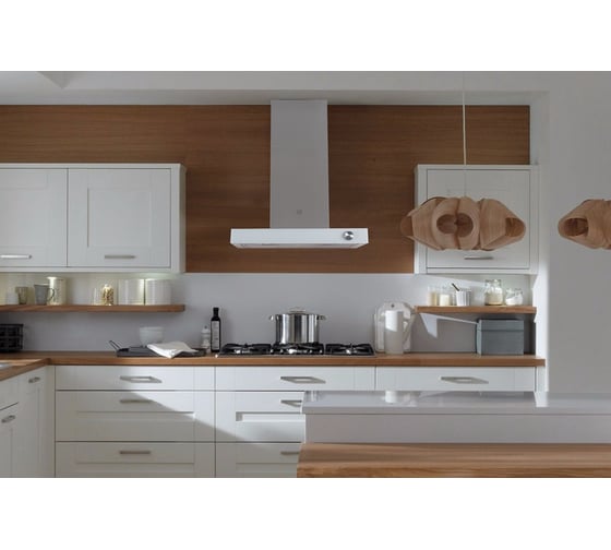 Кухонная вытяжка MBS MARANTA 160 WHITE GLASS 5102