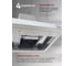 Вытяжка кухонная MBS MARANTA 600 WHITE GLASS 5102 3