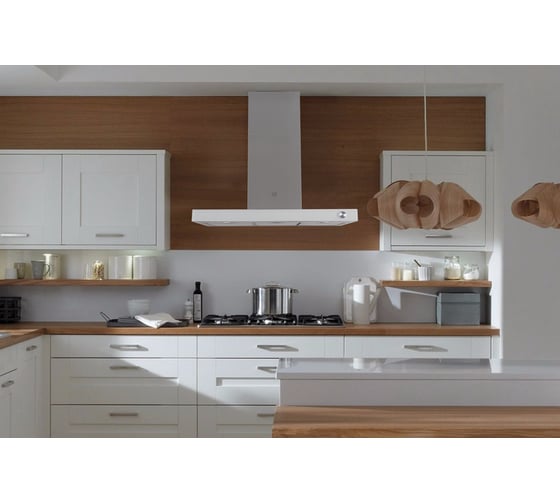 Кухонная вытяжка MBS MARANTA 190 WHITE GLASS 5116