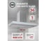Кухонная вытяжка MBS MARANTA 190 WHITE GLASS 5116 3