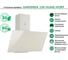 Кухонная вытяжка MBS GARTENZIA 150 GLASS IVORY 5582 7