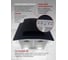 Кухонная вытяжка MBS ROSALIA 160 GLASS BLACK 5450 5