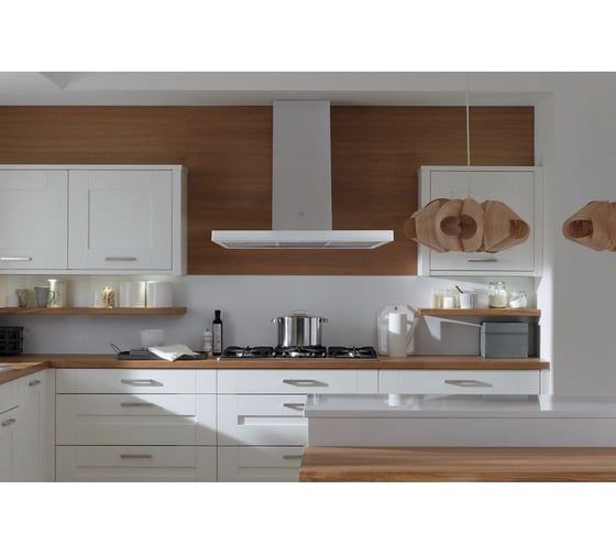 Кухонная вытяжка MBS TRINIA 190 GLASS WHITE 5248