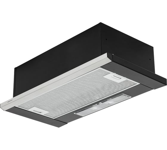 Кухонная вытяжка KRONA Kamilla slim 600 black, inox, 1 мотор 00021300 1