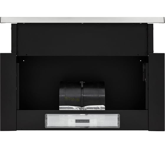 Кухонная вытяжка KRONA Kamilla slim 600 black, inox, 1 мотор 00021300