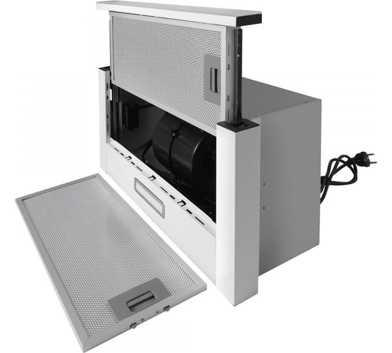 Вытяжка кухонная Exiteq EX-1076 white glass E10112