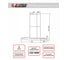 Вытяжка кухонная Exiteq EX-1096 inox E10126 8