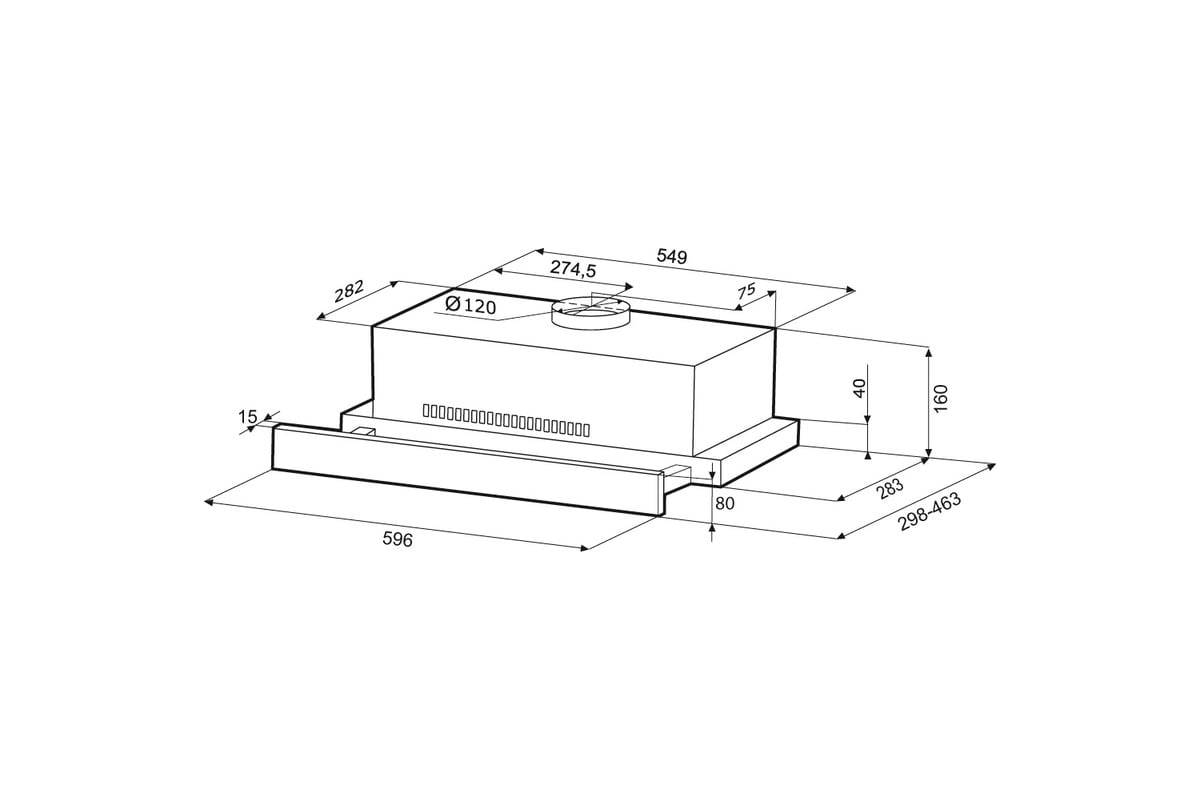 Вытяжка Gorenje bhp643orab