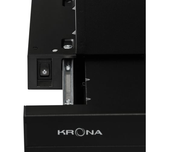 Кухонная вытяжка KRONA KAMILLA 600 GLASS BLACK 00026269