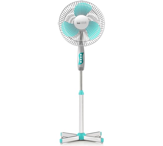 Вентилятор напольный HOME ELEMENT белый/зеленый HE-FN1204 37139 1