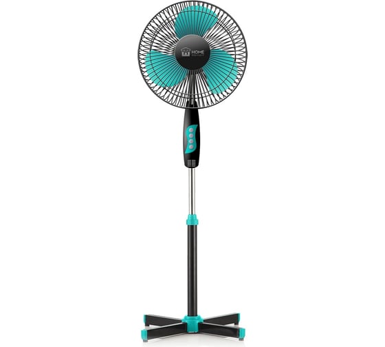 Вентилятор напольный HOME ELEMENT черный/зеленый HE-FN1204чз 1