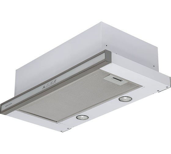 Кухонная вытяжка KRONA Kamilla sensor 600 white glass, 2 мотора 00016784