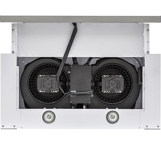 Кухонная вытяжка KRONA Kamilla sensor 600 white glass, 2 мотора 00016784