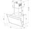 Кухонная вытяжка KRONA Kristen 600 black/inox S 00022837 2