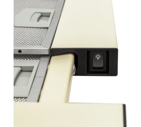 Кухонная вытяжка KRONA Kamilla slim 600 ivory, 1 мотор 00021299