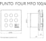 Вытяжной осевой вентилятор Vortice Punto Four MFO 100/4 T 11146VRT 7