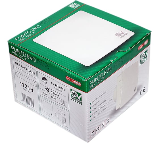 Вытяжной осевой вентилятор Vortice Punto Evo Flexo MEX 100/4 LL 1S 11313VRT