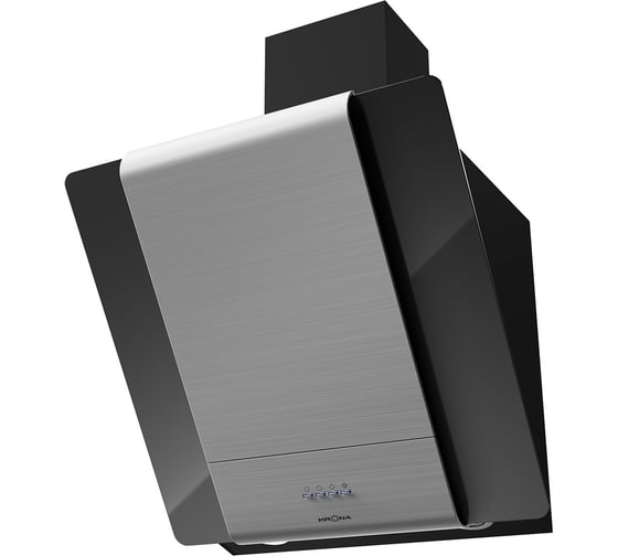 Кухонная вытяжка KRONA TALLI 600 inox/black glass 3P 00020308 1