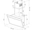 Кухонная вытяжка KRONA Kristen 900 white/inox S 00023512 2