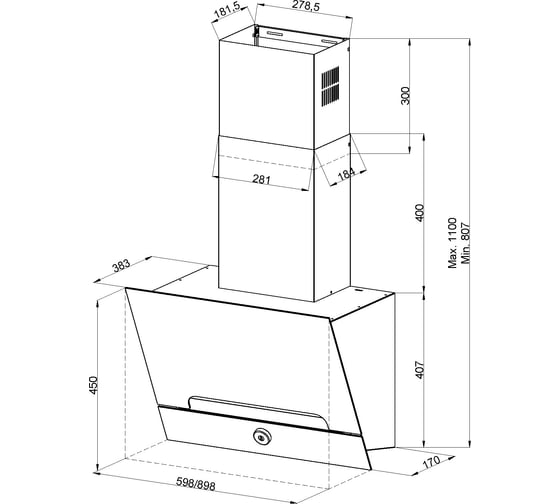 Вытяжка Kuppersberg F 690 6108