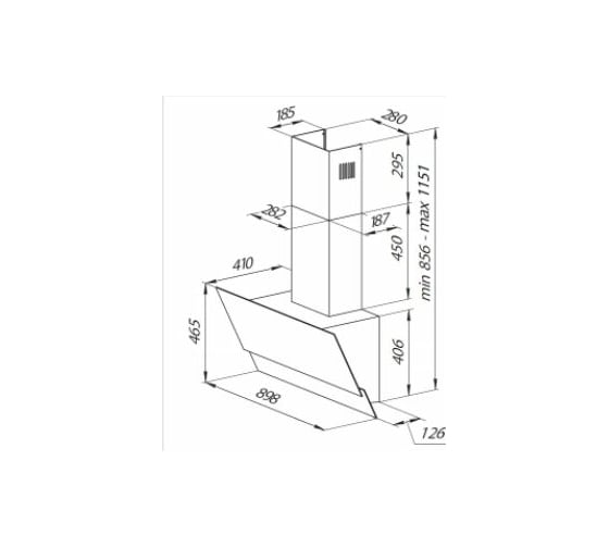 Вытяжка Kuppersberg F 930 B 5798