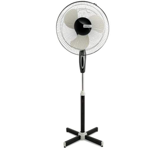 Напольный вентилятор Centek Black, 40 Вт, LED, 43см, 1.25 м, лучевая решетка CT-5004 BLACK 1