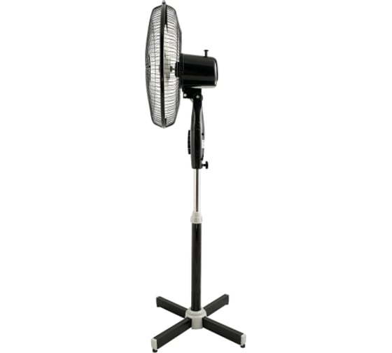 Напольный вентилятор Centek Black, 40 Вт, LED, 43см, 1.25 м, лучевая решетка CT-5004 BLACK