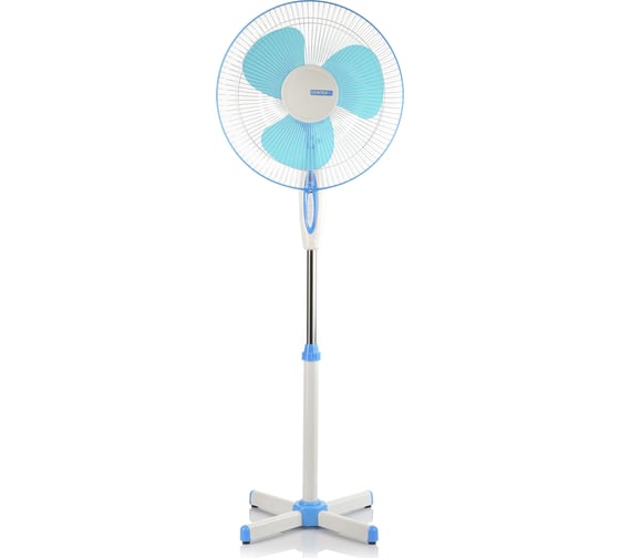 Напольный вентилятор Centek z. Blue 40ВтLED, 43см, 1.25 м, лучевая решетка CT-5004 BLUE