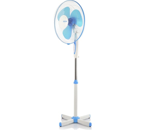 Напольный вентилятор Centek z. Blue 40ВтLED, 43см, 1.25 м, лучевая решетка CT-5004 BLUE