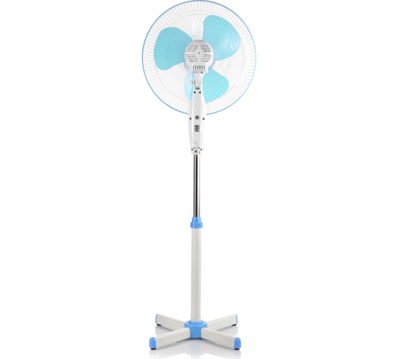 Напольный вентилятор Centek z. Blue 40ВтLED, 43см, 1.25 м, лучевая решетка CT-5004 BLUE