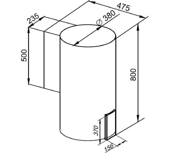 Вытяжка Kuppersberg WL-MOTUBA B 6136