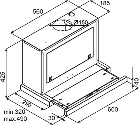 Вытяжка Kuppersberg SLIMBOX 60 X 5940
