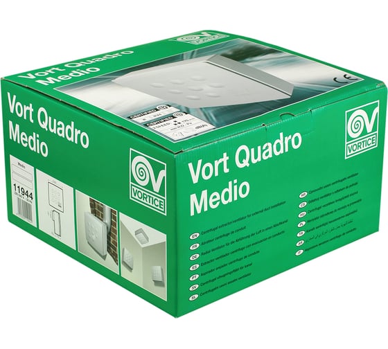 Центробежный вытяжной вентилятор Vortice Quadro Medio 11944VRT
