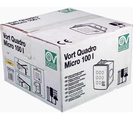 Центробежный вытяжной вентилятор Vortice Quadro Micro 100 I T 12018VRT