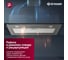 Встраиваемая вытяжка Gressel 52 см (полновстраиваемая) LED подсветка, 3 скорости, GlassShield Control, режим отвода и рециркуляции, механическое управление, серая GR52M2 3