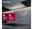Встраиваемая вытяжка Gressel 52 см (полновстраиваемая) LED подсветка, 3 скорости, GlassShield Control, режим отвода и рециркуляции, механическое управление, серая GR52M2 5