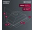 Встраиваемая вытяжка Gressel 52 см (полновстраиваемая) LED подсветка, 3 скорости, GlassShield Control, режим отвода и рециркуляции, механическое управление, серая GR52M2 6