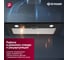 Встраиваемая вытяжка Gressel 52 см (полновстраиваемая) LED подсветка, 3 скорости, GlassShield Control, режим отвода и рециркуляции, механическое управление, черная GR52B2 3