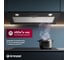 Встраиваемая вытяжка Gressel 52 см (полновстраиваемая) LED подсветка, 3 скорости, GlassShield Control, режим отвода и рециркуляции, механическое управление, черная GR52B2 4