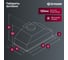 Встраиваемая вытяжка Gressel 52 см (полновстраиваемая) LED подсветка, 3 скорости, GlassShield Control, режим отвода и рециркуляции, механическое управление, черная GR52B2 6