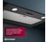 Встраиваемая вытяжка Gressel 52 см (полновстраиваемая) LED подсветка, 3 скорости, GlassShield Control, режим отвода и рециркуляции, механическое управление, черная GR52B2 10