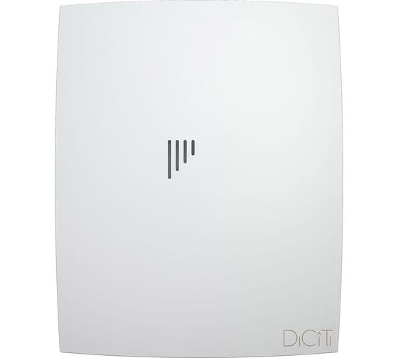 Вентилятор накладной DICITI BREEZE D125 обратный клапан Matt white BREEZE 5C Matt white