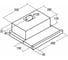 Кухонная вытяжка CATA TF-5260 BK, C 02034405 7