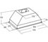Кухонная вытяжка CATA  G-45 WH, L 02039005 2