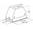 Кухонная вытяжка CATA GC DUAL 45 XGWH D 02130207 7