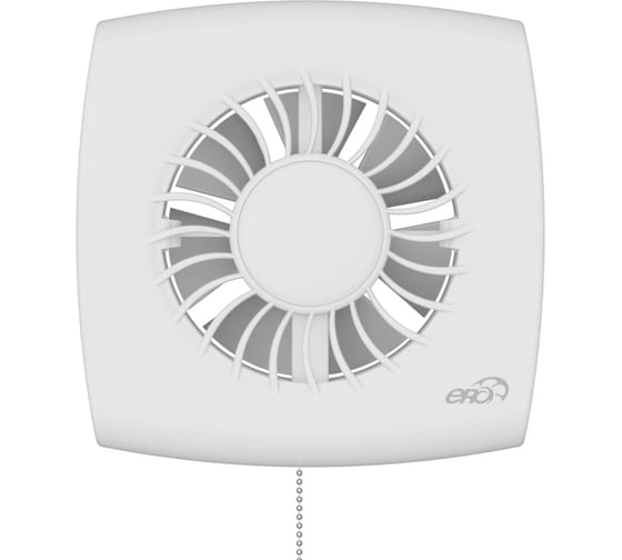 Вентилятор накладной ERA WIND D100 обратный клапан, тяговый выключатель WIND 100C-02